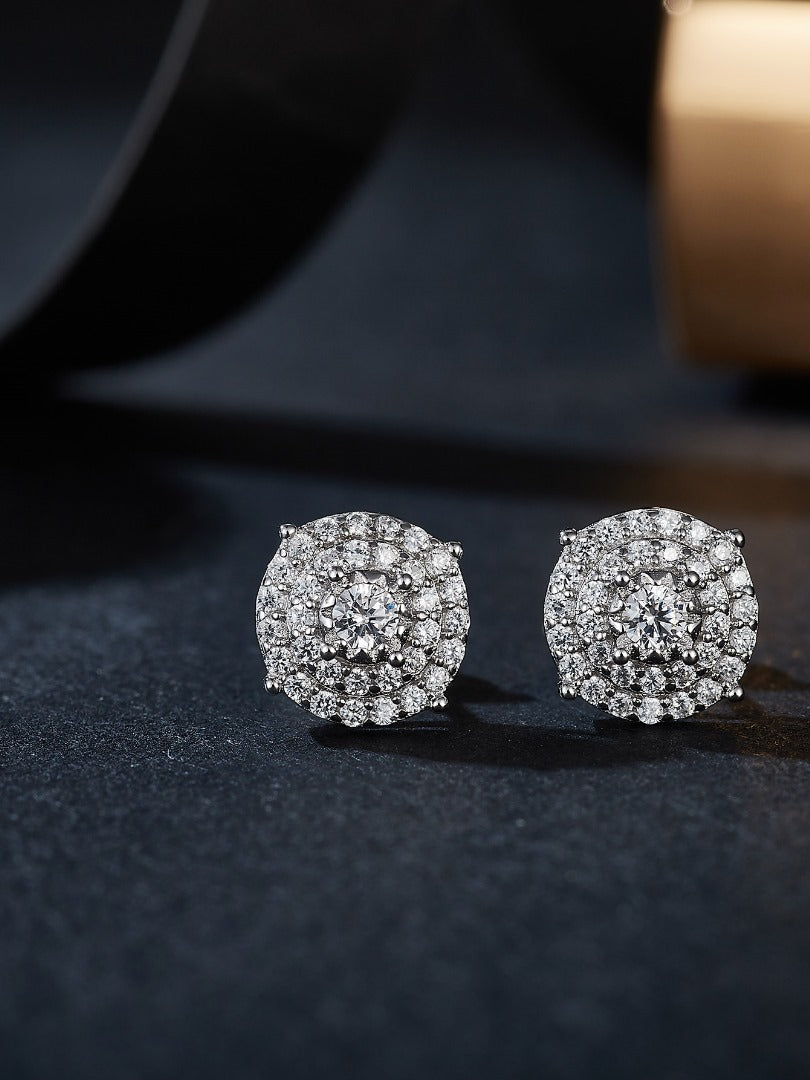 royal cirle earrings