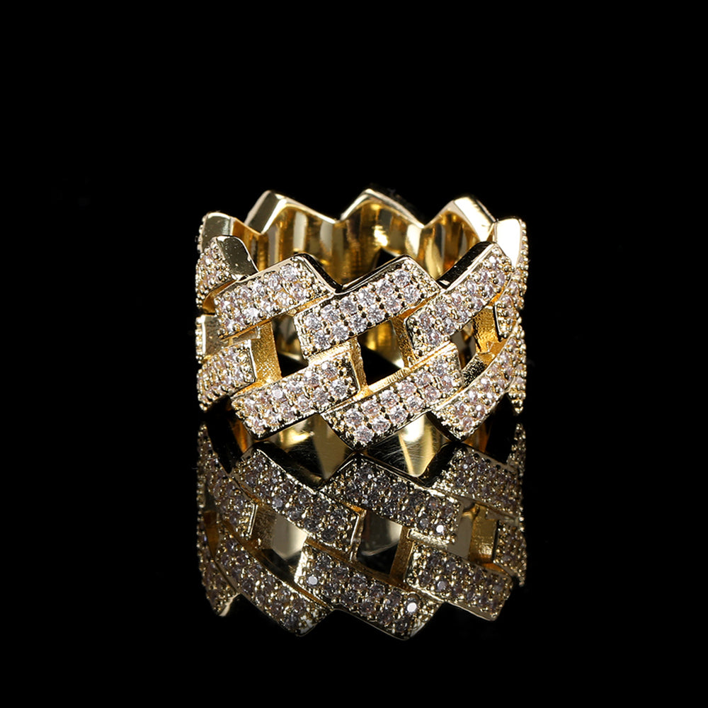Cuban link ring